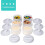 Termichy Baby Milk Powder Dispenser Pots Stackable Baby Formula Container, 2 Pack (Grey) 3