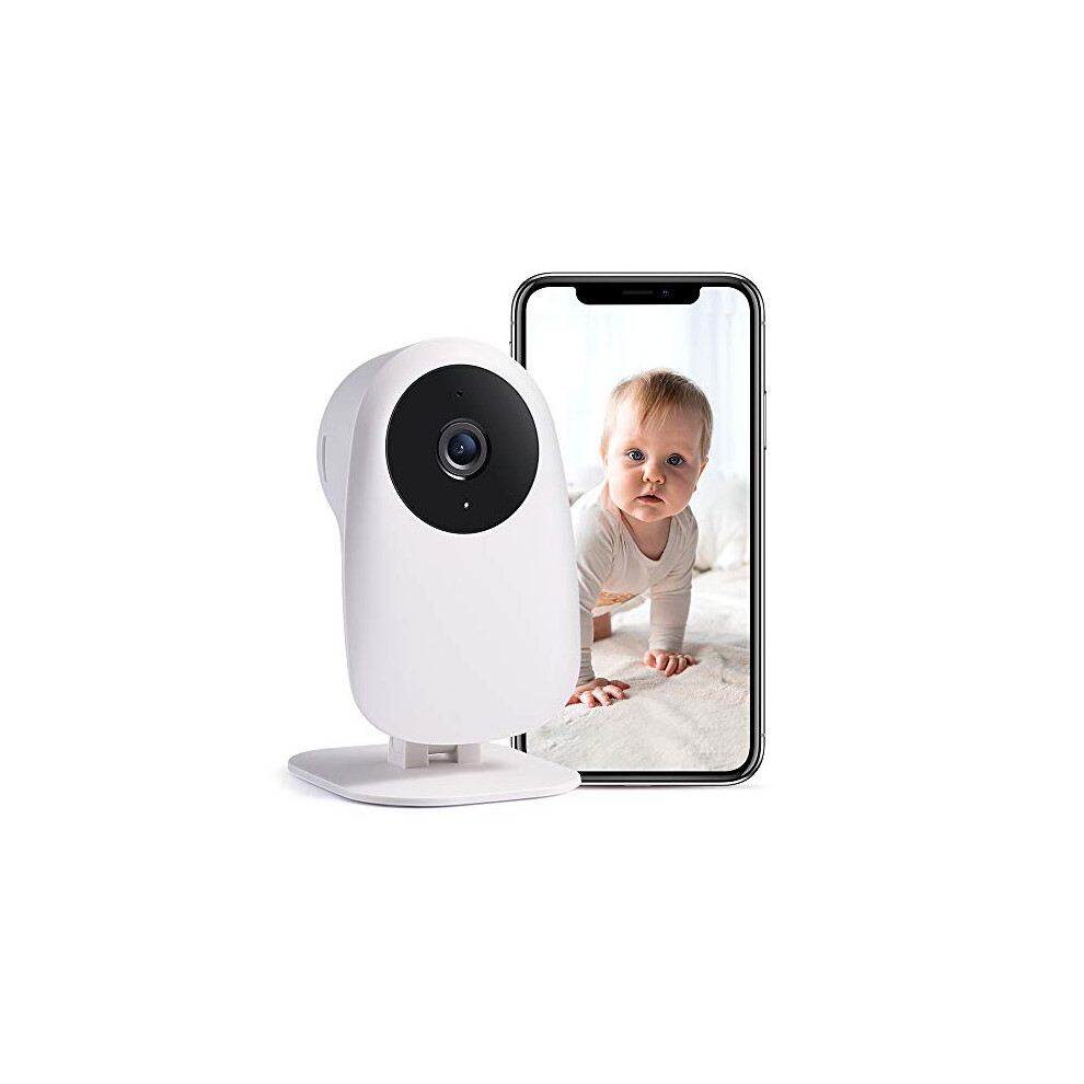 Nooie Baby Monitor Wifi, 2K Baby Monitor With Camera And Night Vision Video Baby Monitor, Baby Camera With Motion/Sound Detection, Remote App Control,