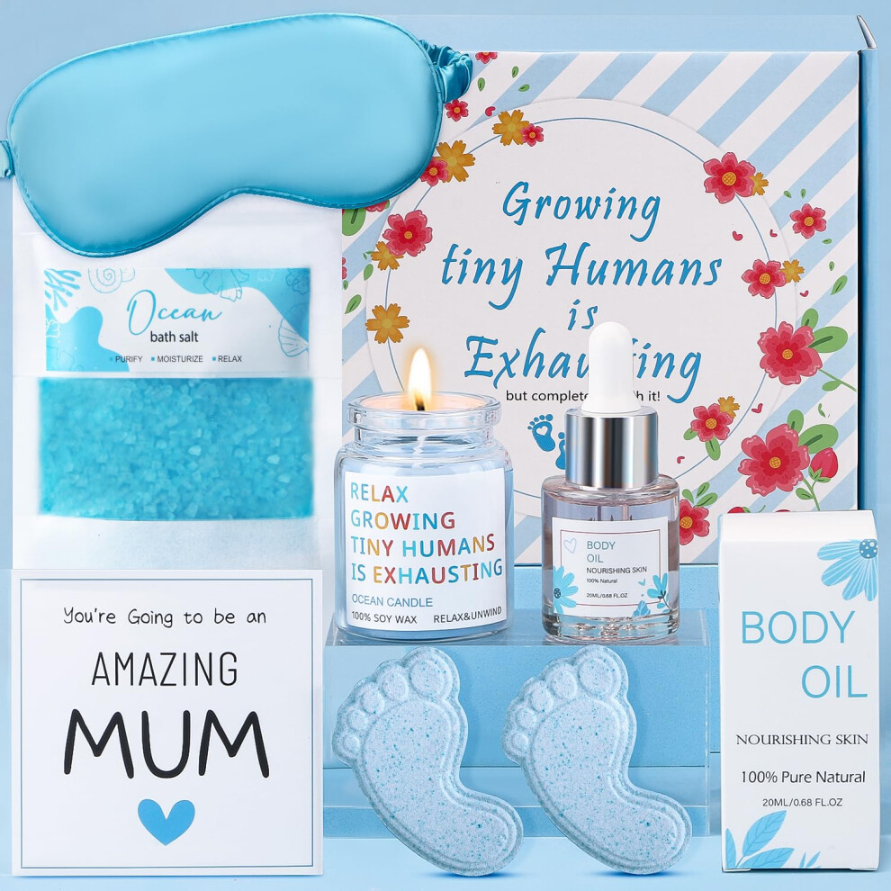 Tudou Baby Shower Gifts, Mum To Be Gifts, New Mum Pamper Kit, Relaxation New Mum Care Package Pregnant Gifts For Mum Expecting, Mum To Be Hamper New Mum