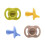 Tommee Tippee Tommee Tippee Ultra-light StayPut Dummy, One-Piece Silicone Design, 6-18m, 4 Pack 1