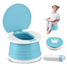 Portable Foldable Potty for Toddlers 2-in-1 Travel Potty Kids Training Toilet Seat