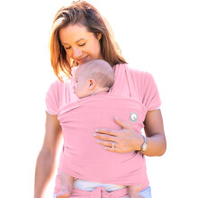Baby Sling Wrap with Large Front Pocket - Naturally Soft Baby Wrap Carrier - Cotton Baby Sling Carrier from Birth - Baby Sling Newborn to Toddler
