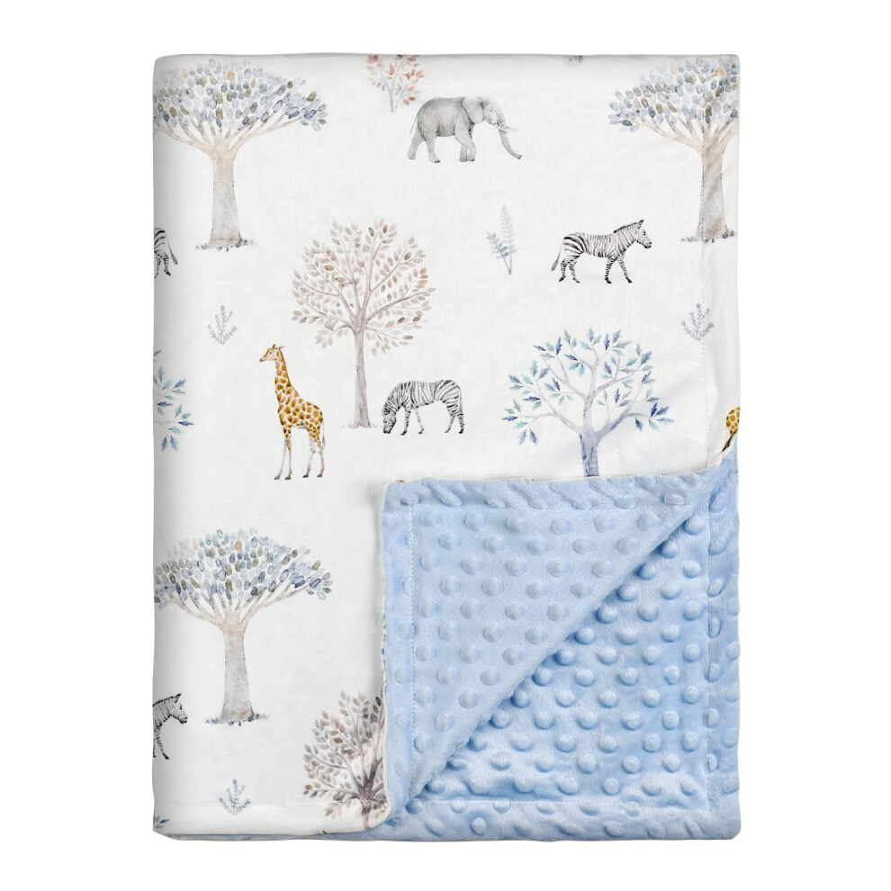 Baby Blanket Newborn Gifts, Soft Plush Blankets With Dotted Backing, Fleece Fabric Essentials For Unisex, Toddlers, Boys Girls 75X100cm Soarwg Kids