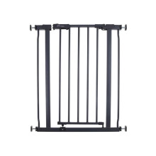 Dreambaby Ava Slimline Baby Safety Gate - Secure & Extendable Pressure Mounted Gate for Stairs and Dogs - 61-68cm Wide & 76cm Tall - Charcoal