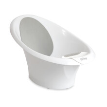 Nuby Sit Me Up Baby Bath with Built in Anti-Slip Bump and Soft Headrest - Bathtub Seat | Sitting Support | Suitable from 0-12 Months+ | Wash Cup and