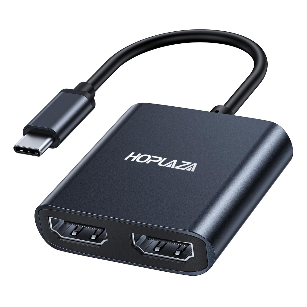 Photos - Other for Computer USB-C to Dual HDMI Adapter - 4K@60Hz, Supports iPhone 15, MacBook Pro/Air -2016, Chromebook Pixel, Lenovo/Surface HOPLAZ 2020