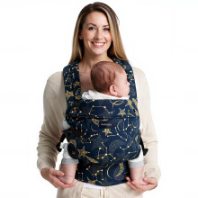 Momcozy Baby Carrier - Ergonomic, Cozy and Lightweight Infant Carrier for 7-44lbs, All Day Comfort for Hands-Free Parenting, Enhanced Lumbar Support,