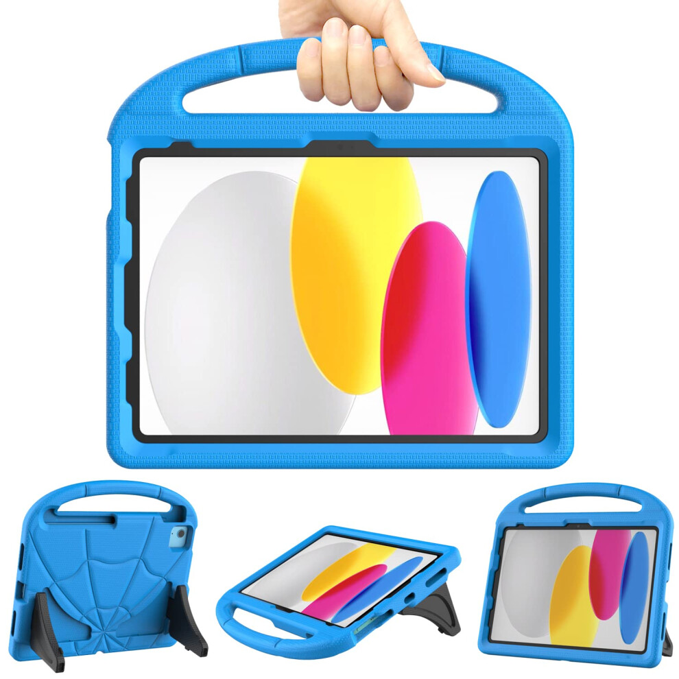 Mansiruyi Kids Case For Ipad (A16) 11Th Generation 11Inch 2025/Ipad 10Th Generation 10.9 Inch 2022, Shockproof Handle Stand Ipad 10.9 Inch/11 Inch