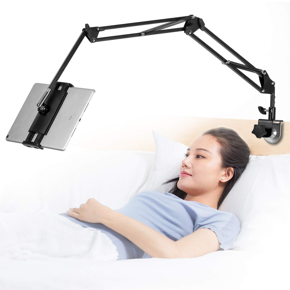 Tablet Stand Adjustable,Foldable Tablet Stand For Bed, Aluminum Universal Flexible Tablet Holder With 360 Degree Rotation For Ipad/Iphonex/Ipad 8000000701442
