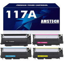 4-Pack Compatible 117A Toner Cartridge Replacement for HP 117A 117 Color Laser MFP 179fwg 178nwg 179fnw 178nw 150a 150nw 179 178 150 W2070A W2071A