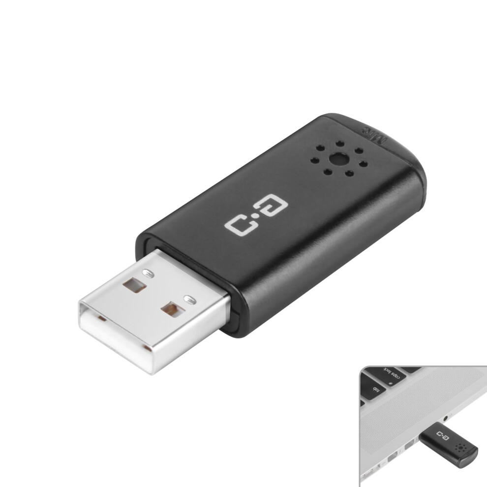 Photos - Microphone USB  for Laptop and Desktop Computer, High Sensitivity for Clear Call, Plug-and-Play, High Gain, Cordless Mini-Siz