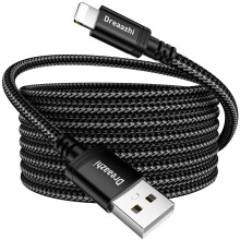 Dreaazhi Extra Long 5M Charger Cable for iPhone Fast Charge Braided Compatible with iPhone14/13/12/11/Pro/Xs Max/X/8/7/Plus/6S/6/SE/5S iPad Lightning
