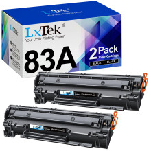 LxTek 83A Compatible Toner Cartridge Replacement for HP CF283A 83A for HP LaserJet Pro M201dw M201n LaserJet Pro MFP M225dn M225dw M125a M125rnw