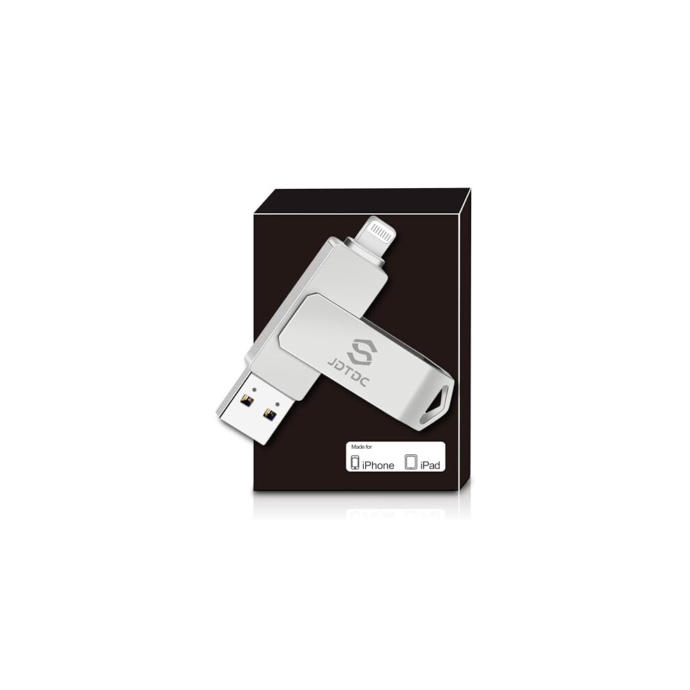 Apple Mfi Certified 128Gb Iphone Photo Stick Iphone Memory Iphone Photo Storage Memory Stick For Photos Videos Contacts Iphone Usb Flash Drive Thumb 8000000709769
