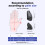 TeckNet TECKNET Wired Ergonomic Mouse, 6400DPI Wired Vertical Mouse 6-Button Silent Mouse with 4 Adjustable Levels DPI, 1.5 m USB Cable Optical WiredMouse for 3
