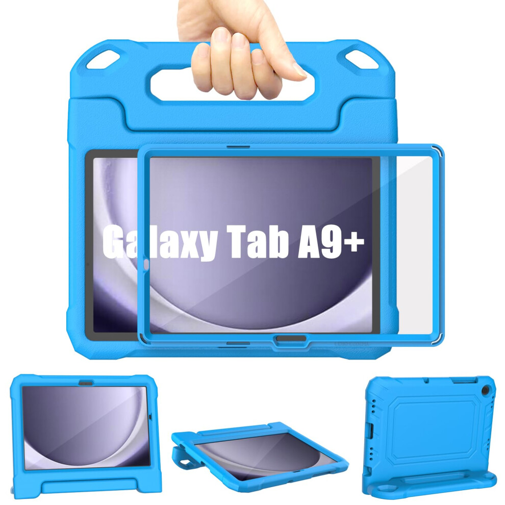 Samsung Galaxy Tab A9 Plus Case - Kids 11 inch 2023, TrendGate Lightweight Shockproof Tablet Case with Built-in Screen and Handle Stand for Galaxy Tab