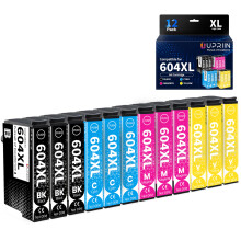 UPRIIN 604XL Ink Cartridges Replacement for Epson 604 XL Ink Cartridges Multipack Compatible with Workforce WF-2910 WF-2930 Expression Home XP-2200