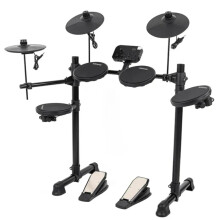 MT10 All-Silicone Elektronisch Drumstel met 5 Slagwerken en 3 Cymbalen - 180 Geluiden, USB MIDI en Koptelefooninterface