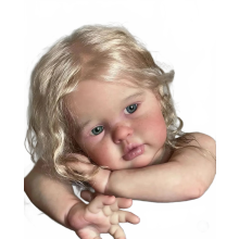Met de hand vervaardigde 22-inch Reborn Baby Ellie-kit met sproeten en met de hand geroot haar - Gelimiteerde editie