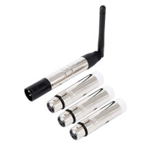 Draadloze DMX512 zender- en ontvangercontroller met XLR voor disco, DJ, feest, bar, podium, PAR, moving head en laserlichten