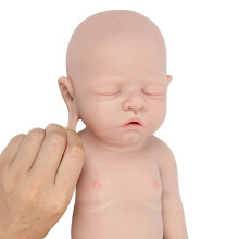 43 cm Realistische Siliconen Reborn Baby Doll - Ongeverfd Meisje met Kleding, Perfect Kindercadeau