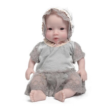 47cm Volledig Lichaam Siliconen Reborn Baby Pop - Realistische 3kg Pasgeboren Meisje voor Kinderen's Cadeau