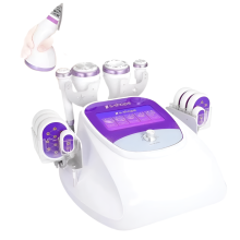 Geavanceerde S-vormige laserpads: RF- en ultrasone cavitatie afslankmachine voor gezicht en lichaam, huidstrakmaking - perfect voor thuis en