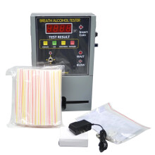 Professionele muntbediende ademtestmachine met extra sensor voor bars, restaurants en hotels