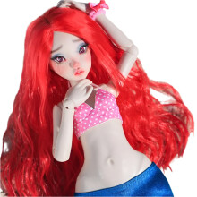 Kaluu Yvlu 1/4 Schaal Grote Borst BJD Zeemeermindoll - Ery met Open Ogen, Resin Model Speelgoed voor Meisjes en Jongens