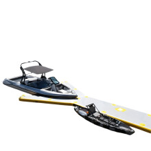 Y-vormige opblaasbare jet ski steiger - Gemakkelijk te installeren en uitstekende stabiliteit - Perfect voor het aanleggen en opbergen van u