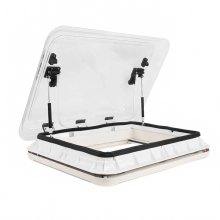 UV-bestendige campertrailers RV-dakraam met LED-verlichting - 700x500mm