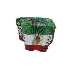 Deluxe 34-toets Accordeon met 12 Bas en 3 Schakelaars - Premium Geluidskwaliteit
