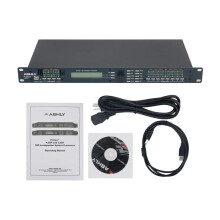 TZT 4x8 Digitale DSP Audio Processor - Originele Software, 4 Ingangen, 8 Uitgangen, 110V/220V, Professioneel Geluidsysteem