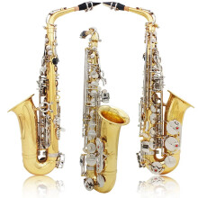 Premium E-Flat Alto Saxofoon - Goudgelakt Messing met Koffer & Accessoires