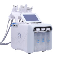 6-in-1 Hydro-Dermabrasie en Bio-Lifting Spa Gezichtsapparaat met H2O2-technologie