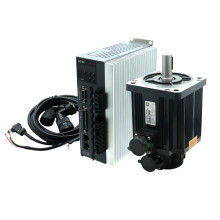 Hoge-prestatie 2kW servomotor met 2500-2800 RPM, 7,7 Nm koppel, AC220V, 130 mm flens, RS485 compatibiliteit en 3 meter kabels voor CNC-route