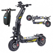T116Plus 14-Inch Super Off-Road Elektrische Scooter - Dual 8000W Motoren, 60V 40Ah Batterij, Max. Snelheid 100 km/u, Laadvermogen 400 kg, Hy