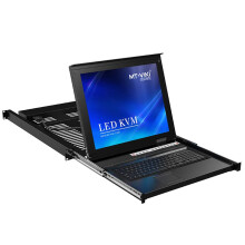 8-poort Auto VGA Rack Mount OSD LCD KVM-schakelaar met 17-inch LED-scherm voor tijdige levering