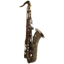 Aisiweier Professionele B-vork Tenorsaxofoon - Antiek koperen afwerking met ingewikkelde inscripties en beeldhouwwerken