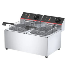 Hoogcapaciteit commerciële elektrische friteuse met enkele cilinder voor perfect gefrituurde kip, spiesjes en frieten
