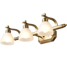 Europese LED-wandspiegel met koplamp en kast - Moderne badkamermake-up spiegellamp