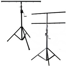 Verstelbare zware DJ-verlichting statief met T-stang voor LED-balken en Moving Head lampen