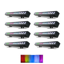 Veelzijdige 18x18W RGBWA UV LED Pixel Control Wandlamp met DMX512 voor DJ- en Disco-evenementen