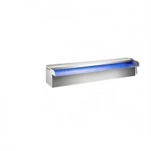 Roestvrijstalen LED-zwembadwaterpartij met strookverlichting voor buiten tuinen