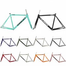 Tsunami SNM100 Hoogwaardige vaste tandwiel fietsframe - Enkelvoudige snelheid 700c aluminium frame en vork, verkrijgbaar in 49cm, 52cm, 55cm
