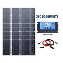 3000W 18V Monokristallijn Hoog-Efficiënte Rigid Glas Zonnepaneel voor Thuis, Caravan en Kamperen