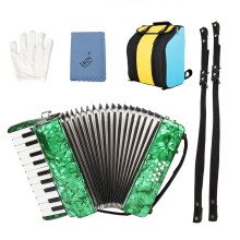 22-toets celluloid basaccordeon met opbergzak - Perfect voor beginners en als cadeau