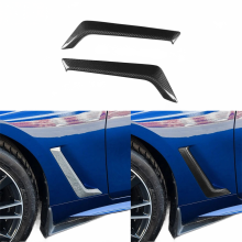 Echte koolstofvezel zijventilatie luchtinlaat spoiler cover voor Infiniti Q60 2017-2022