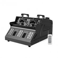 Uking 1500W Smoke Bubble Machine met 8 RGB 3-in-1 LED - Ultieme Bubbel Nevellamp voor DJ's, Halloweenfeesten en Bruiloften