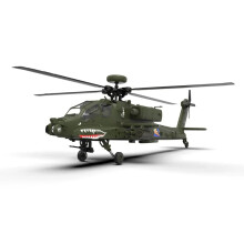 Apache AH-64D F11 afstandsbedieningshelikopter - 6-kanaals 3D-stunt, 2.4G borstelloze motor, schaalmodel 1:32, perfect cadeau voor jongens